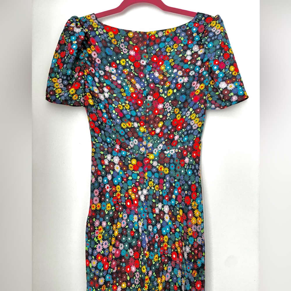 Staud Lea Maxi Dress in Rainbow Flower Market - Picture 10 of 12